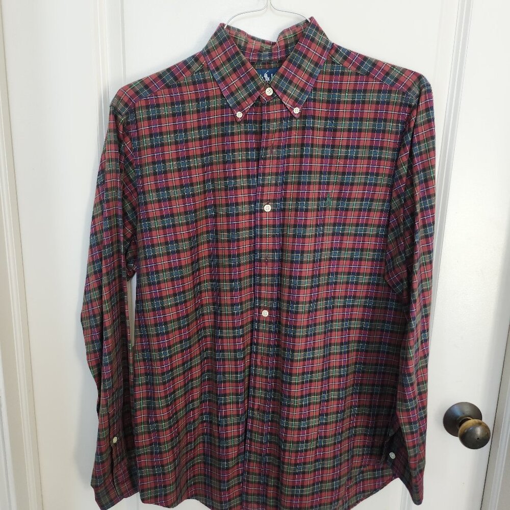 Ralph Lauren Plaid Button Down - Size M